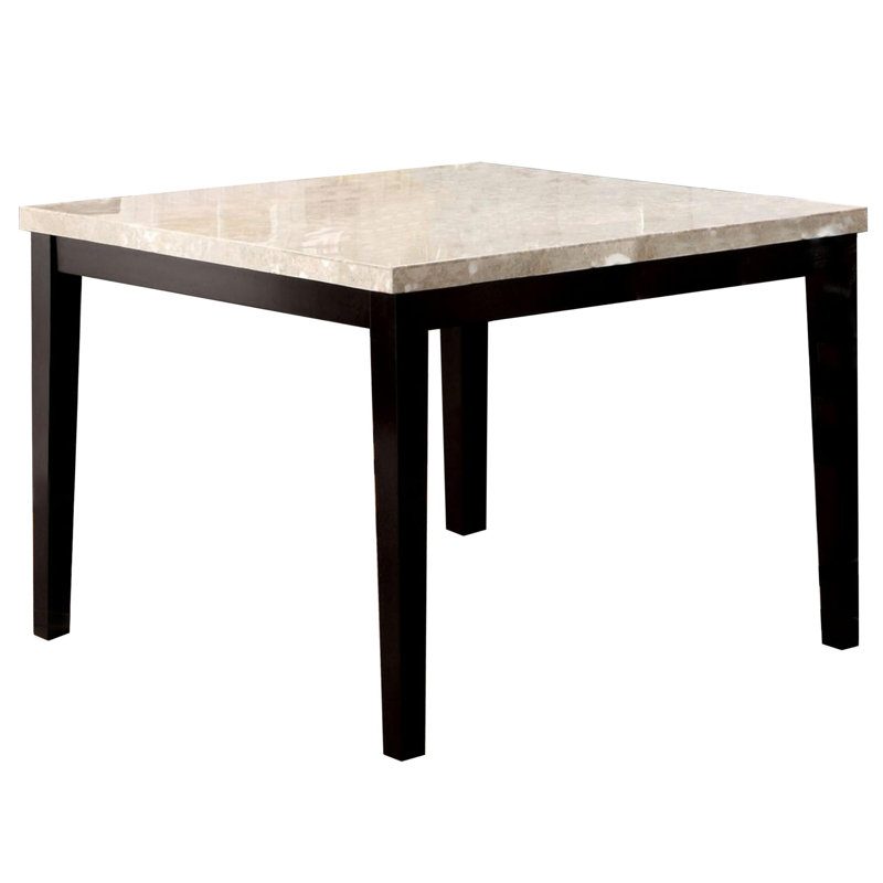 Darby Home Co Arick Square Marble Top Counter Height Dining Table Wayfair
